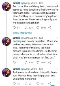 “Raise Daughters That Can Confide In You On Anything” – Simi Advises Mothers