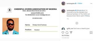 Seun Kuti Appoints D’Banj As President Of ‘Cheerful Givers Association’