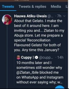 Atiku Wages Into DJ Cuppy, Zlatan Ibile Cold War