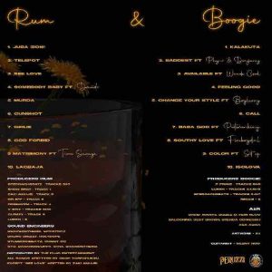 Peruzzi Rum & Boogie Album Tracklist