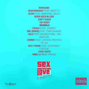 Blaqbonez – Sex Over Love Album Track List