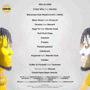 CDQ – Vibes and Lifestyle Album Track List