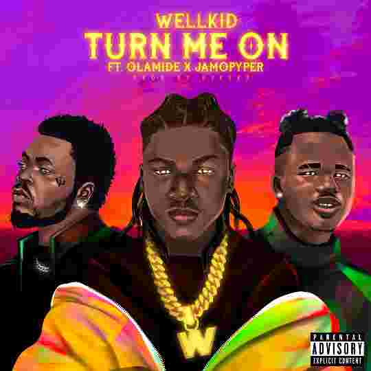 Wellkid Turn Me On Lyrics ft. Olamide and Jamopyper.