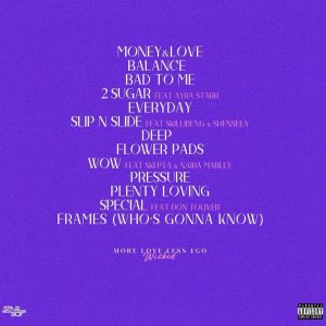 Wizkid More Love, Less Ego album Track List.