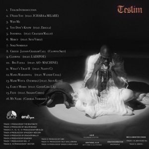 Vector – Teslim: The Energy Still Lives In Me (Album) Tracklist