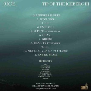 9ice – Tip Of The Iceberg III Album Track List