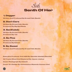 Senth To Her EP Track List Artwork