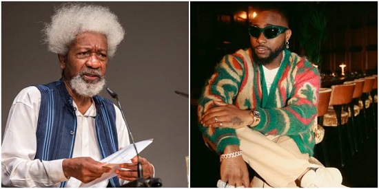 “No apology is required”- Wole Soyinka Backs Davido Over Controversial Music Video