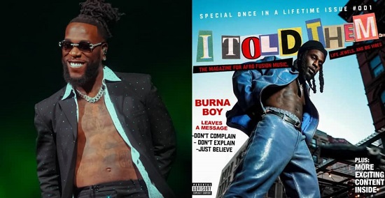 Burna Boy To Feature J. Cole, Seyi Vibez, In Upcoming Project, ‘I Told Them’