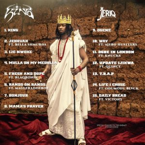 JeriQ – King Album Track List